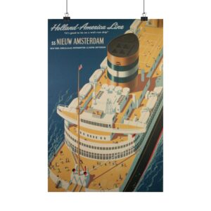 SS Nieuw Amsterdam Matte Poster