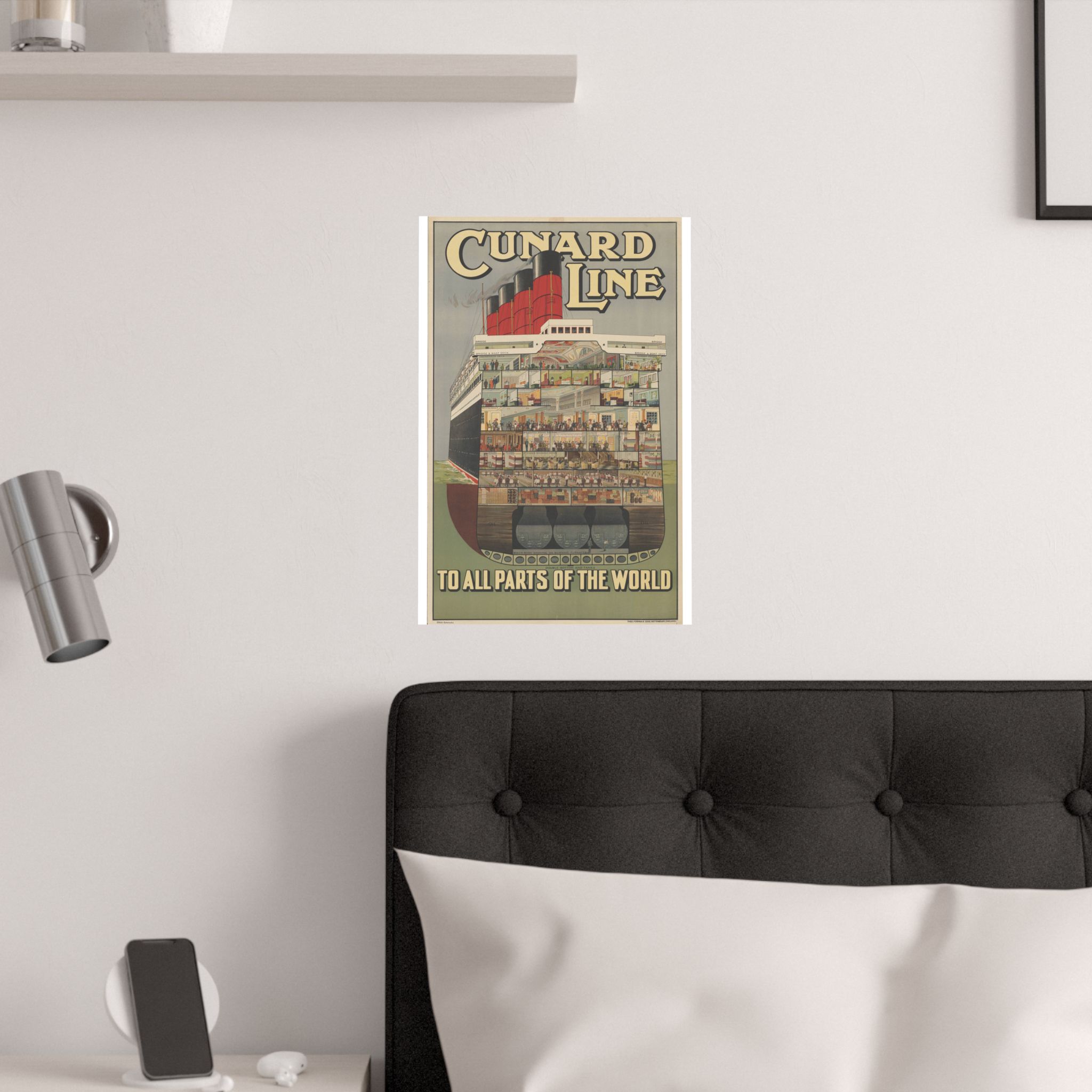 Cunard Line Satin Poster - Image 3