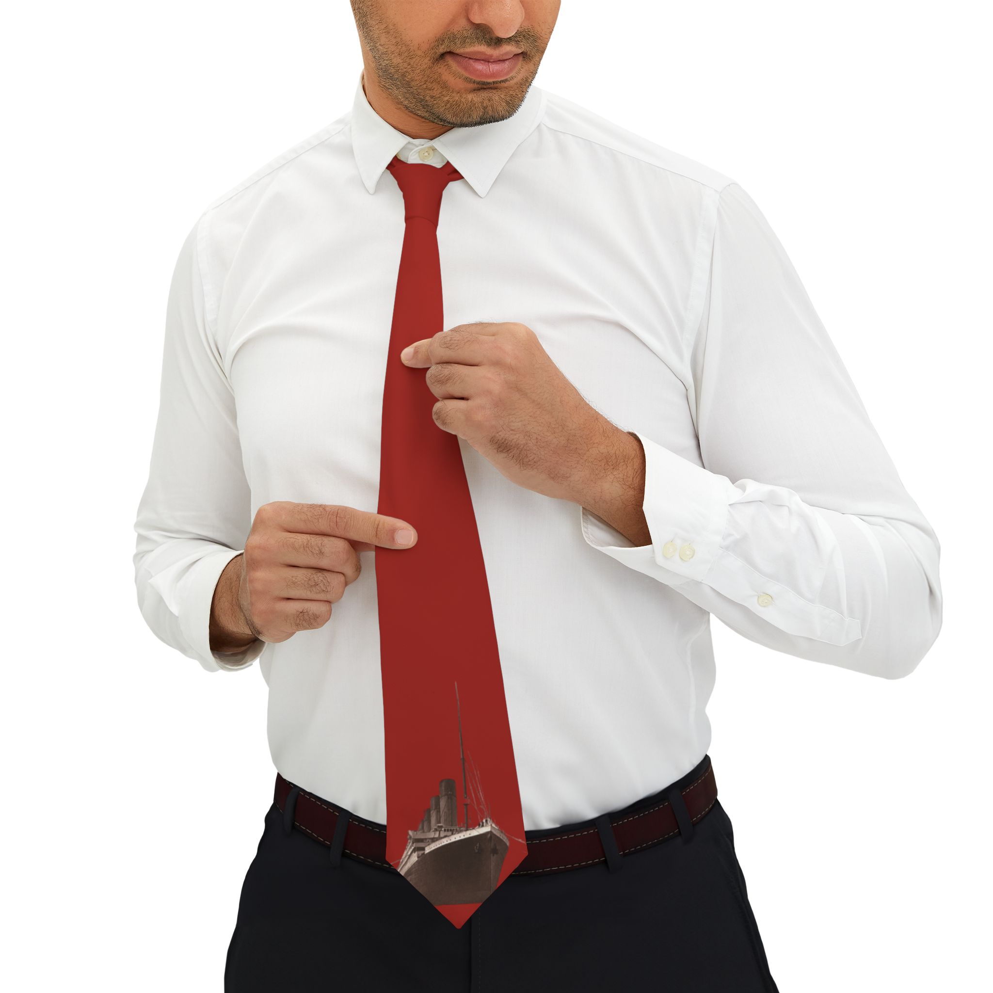 RMS Titanic Necktie (Red) - Image 4