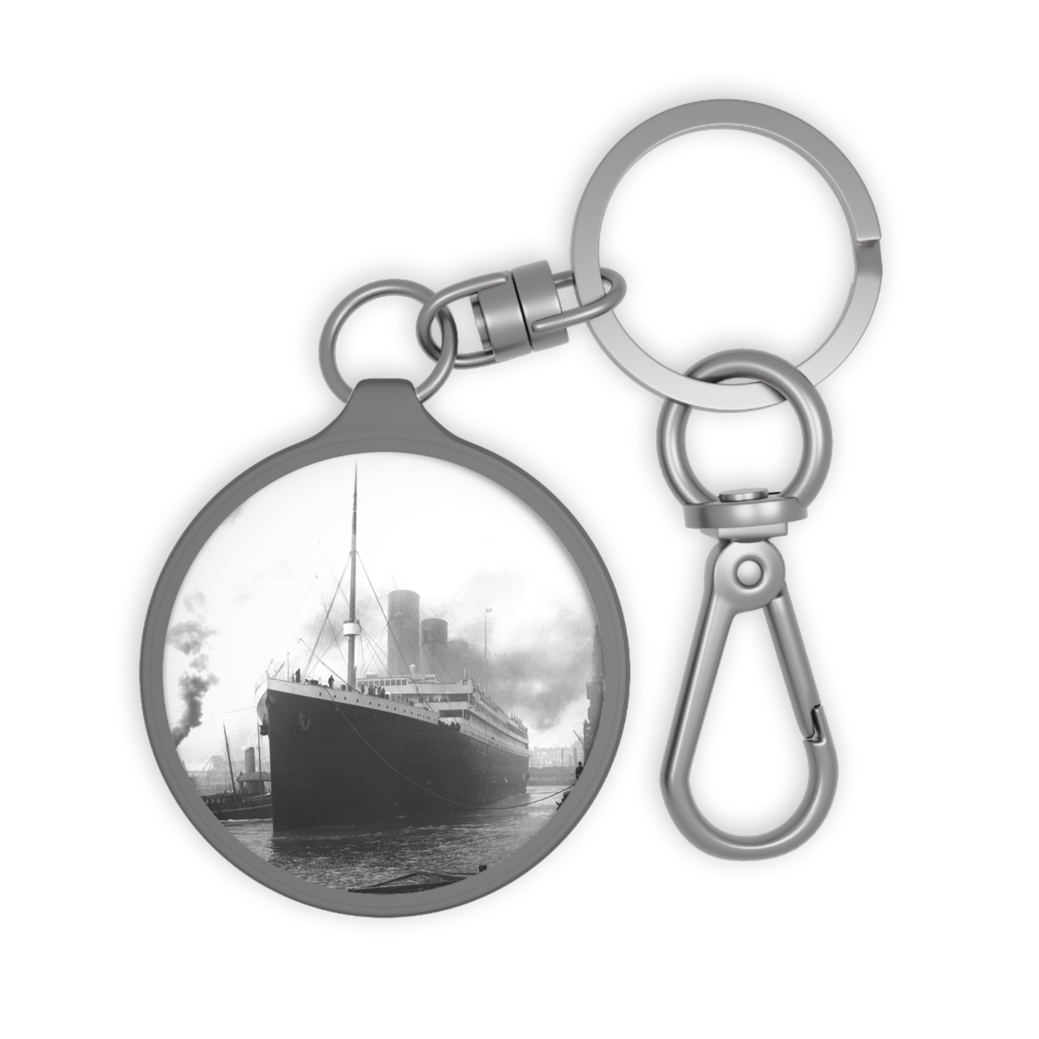 RMS Titanic Keyring Tag
