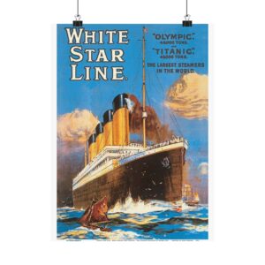 White Star Line Matte Poster
