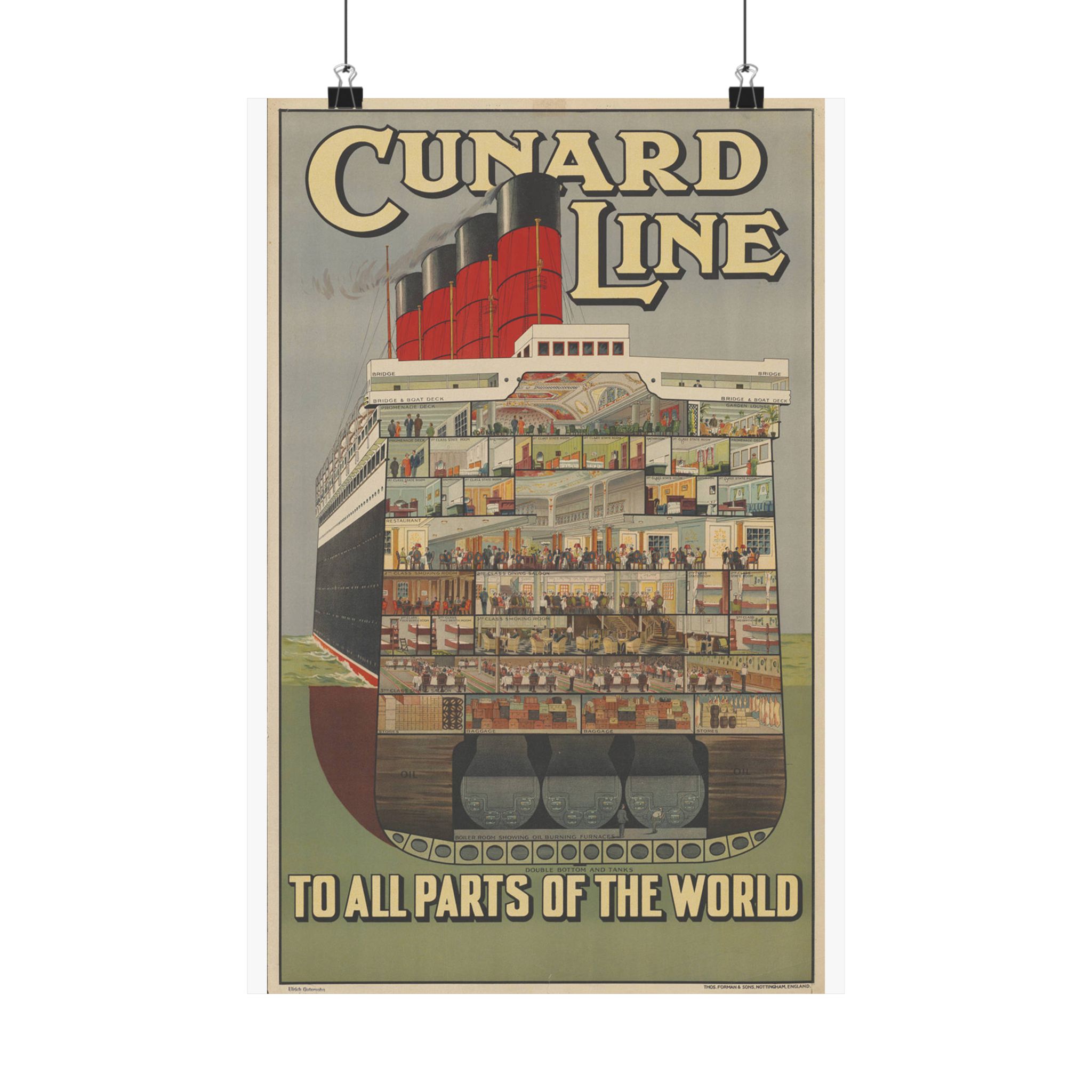 Cunard Line Satin Poster - Image 2