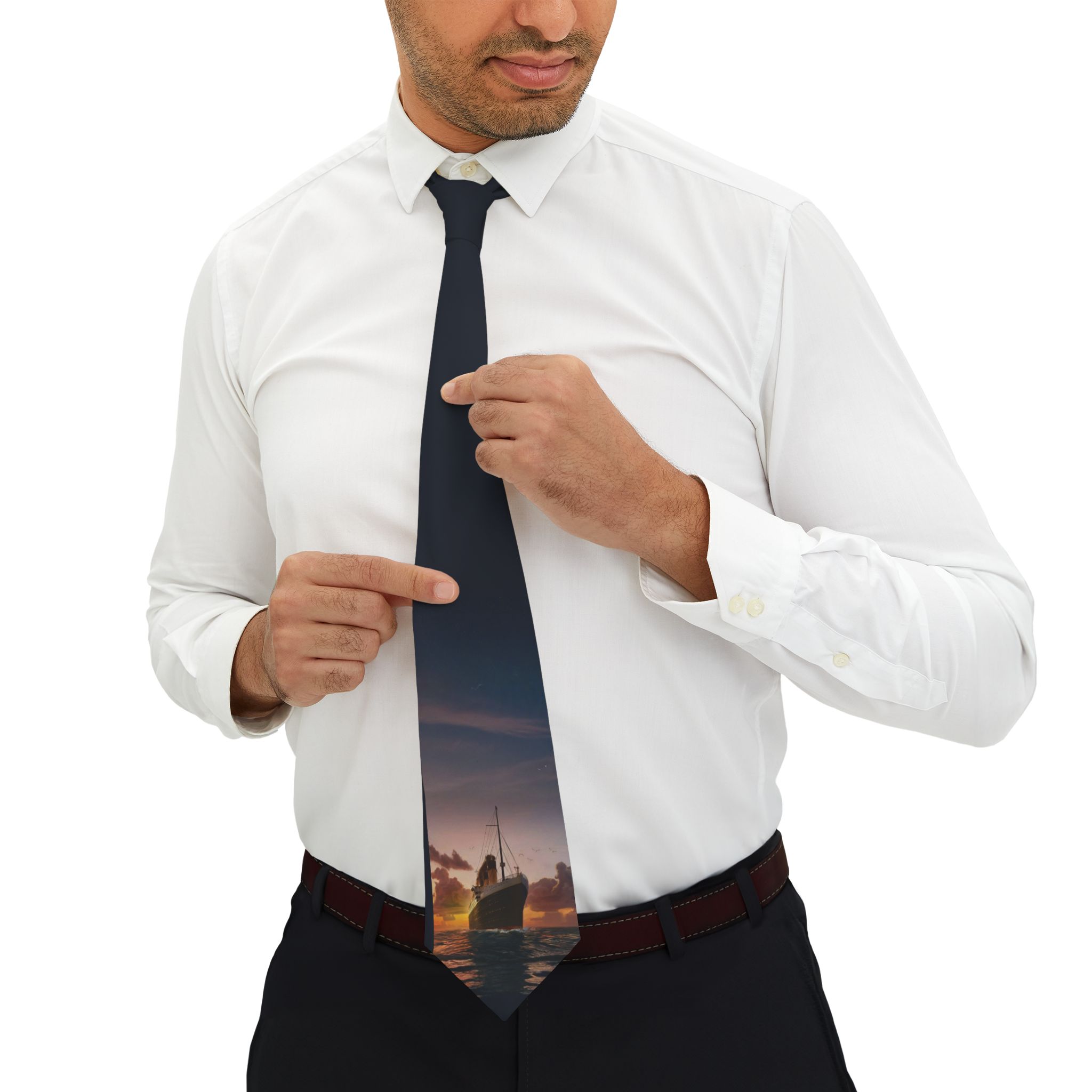 RMS Titanic Necktie (Aqua) - Image 4