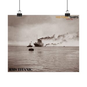 RMS Titanic Vintage Matte Poster