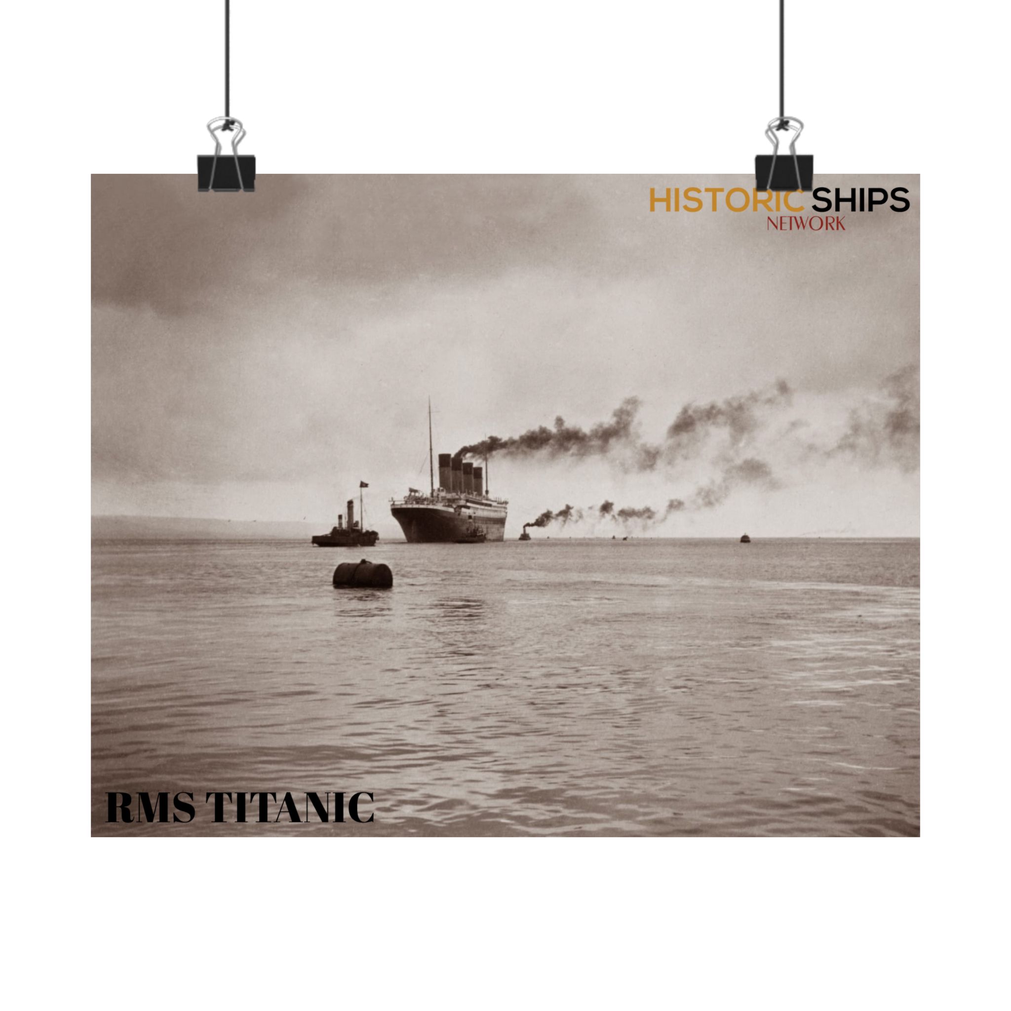 RMS Titanic Vintage Matte Poster